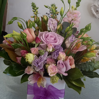 Flower Storm - Lilac & Pink Arrangement
